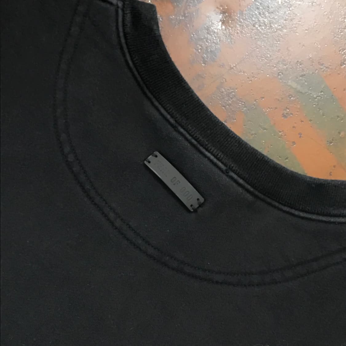 피어오브갓 블랙 쭈리 스웨트셔츠 맨투맨 남성 115 빅사이즈  상품이미지5