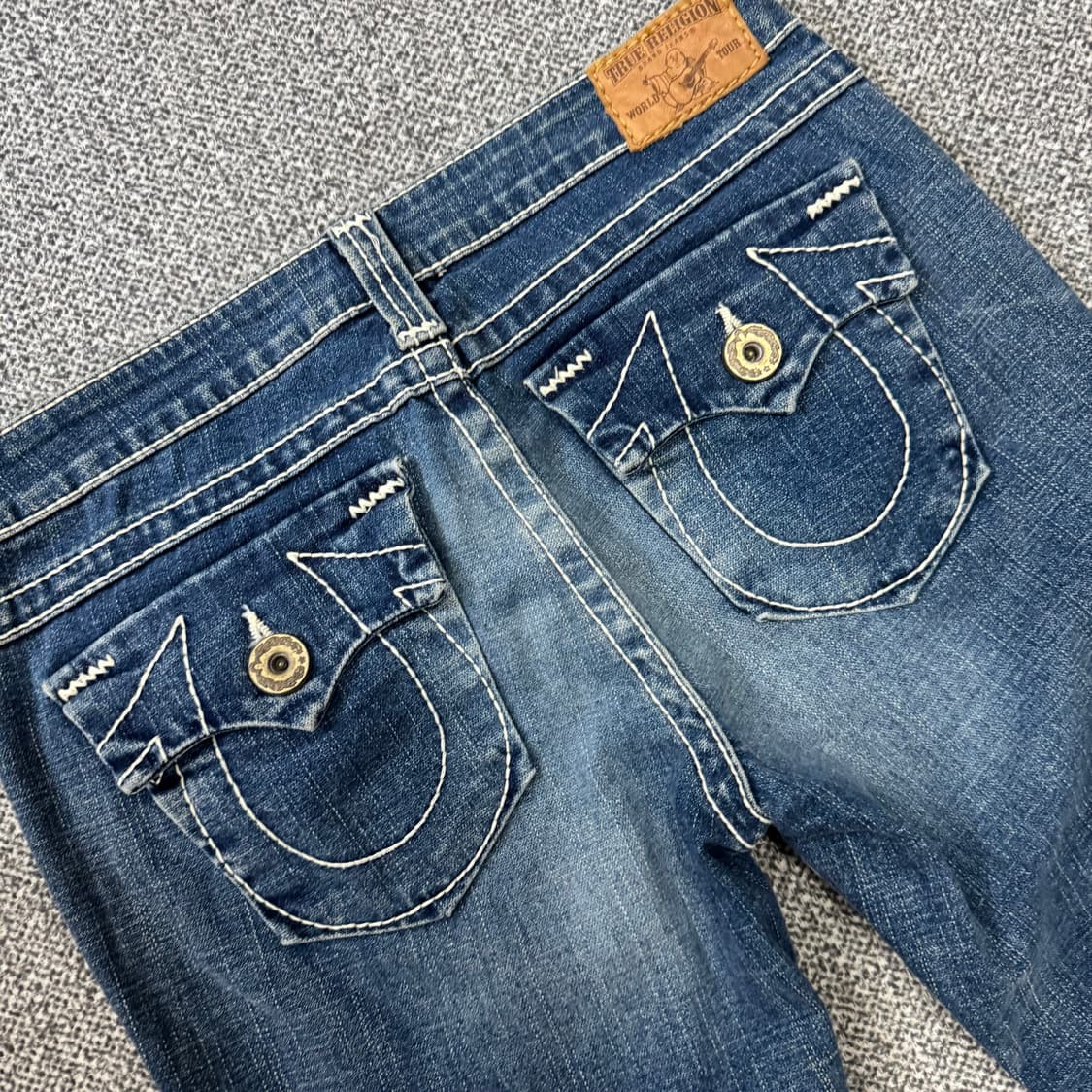 트루릴리전 화이트 스티치 부츠컷 31 상품이미지6