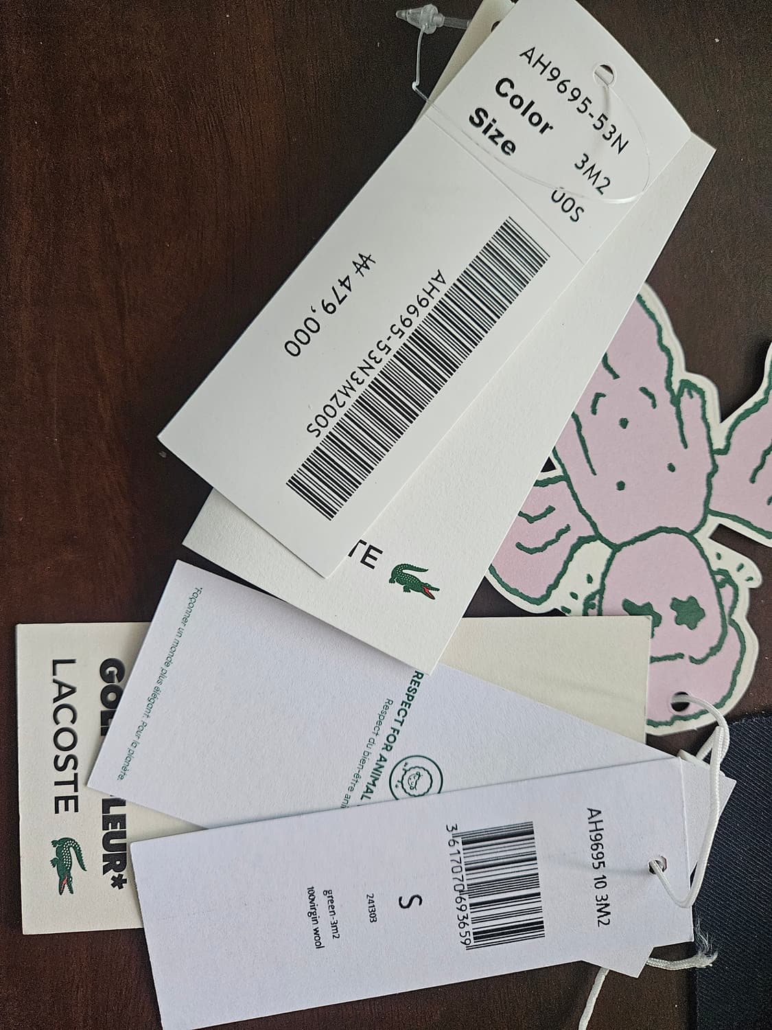 라코스테 르플레르 니트  Lacoste le fleur 상품이미지3
