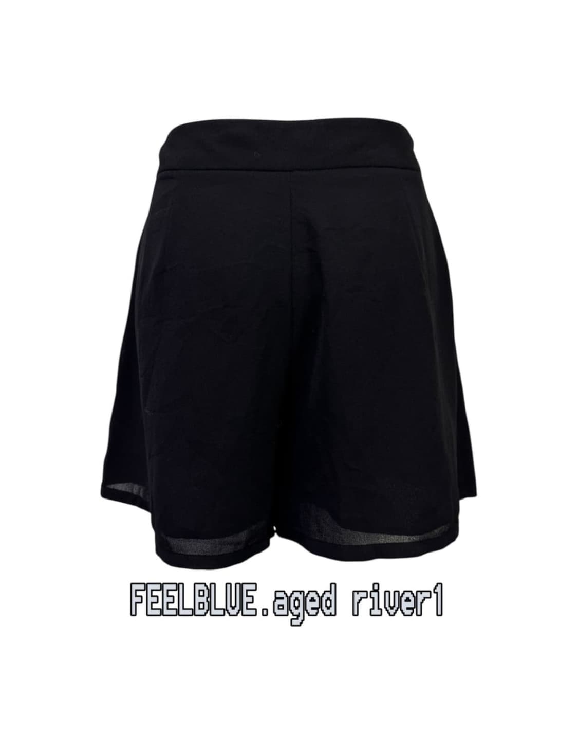 고스 고딕 펑크 블라우스 탑/슬립/쉬폰버뮤다 3pcs 코디세트 상품이미지9