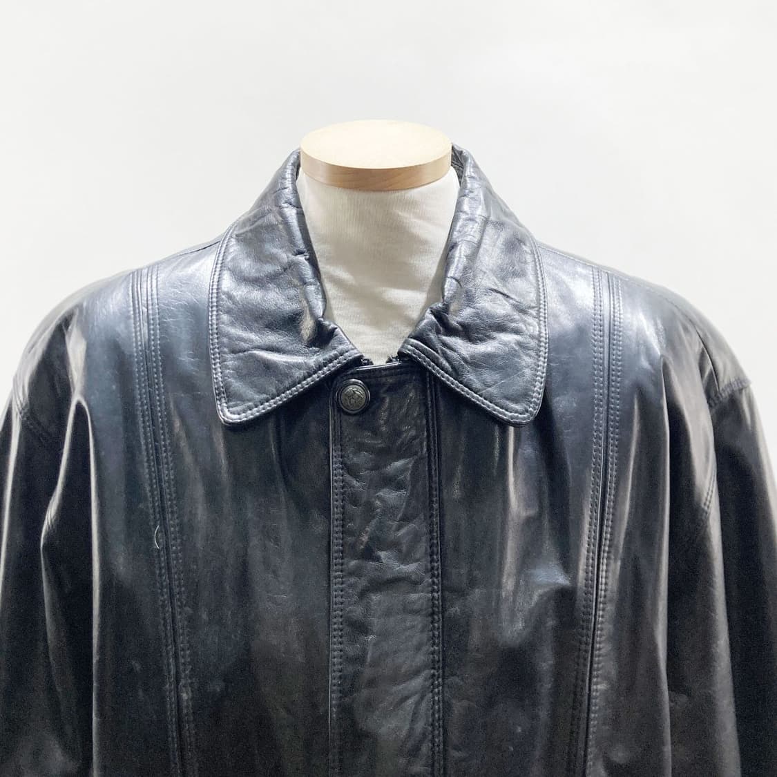 남성 송치가죽 레더자켓 L 진스센스 상품이미지2