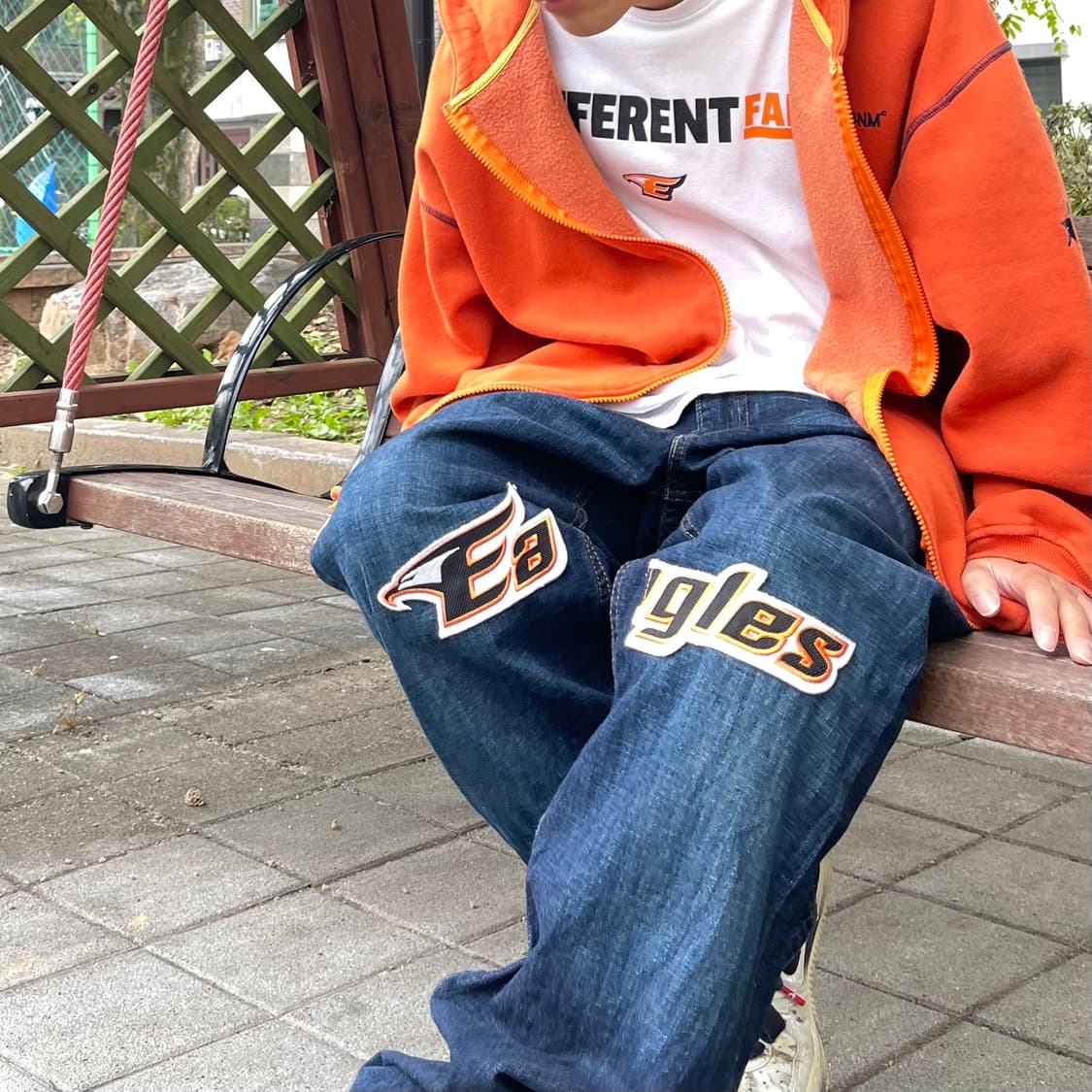 리바이스 한화 이글스 커스텀 569 데님팬츠 상품이미지2