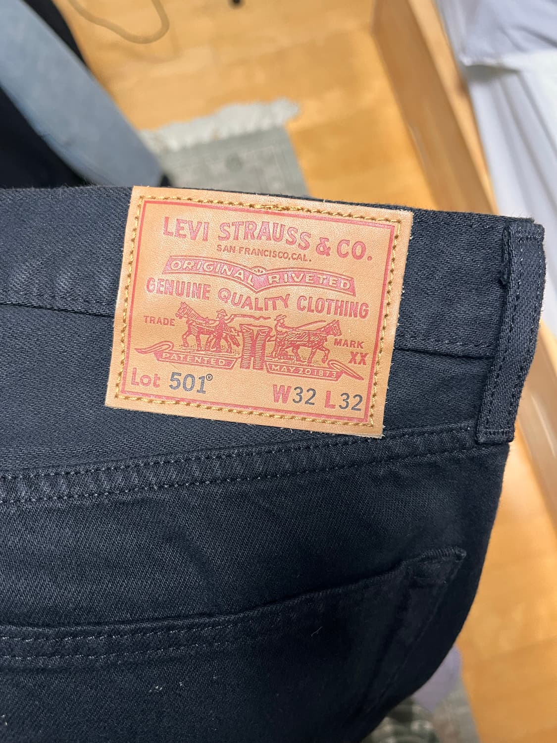 리바이스 501 블랙진 상품이미지4