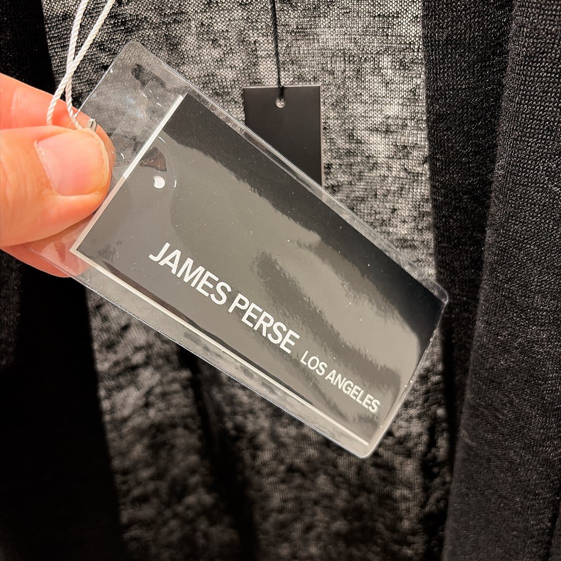 (정품/새상품) 제임스펄스 여성 블랙 린넨 숄 가디건 상품이미지4