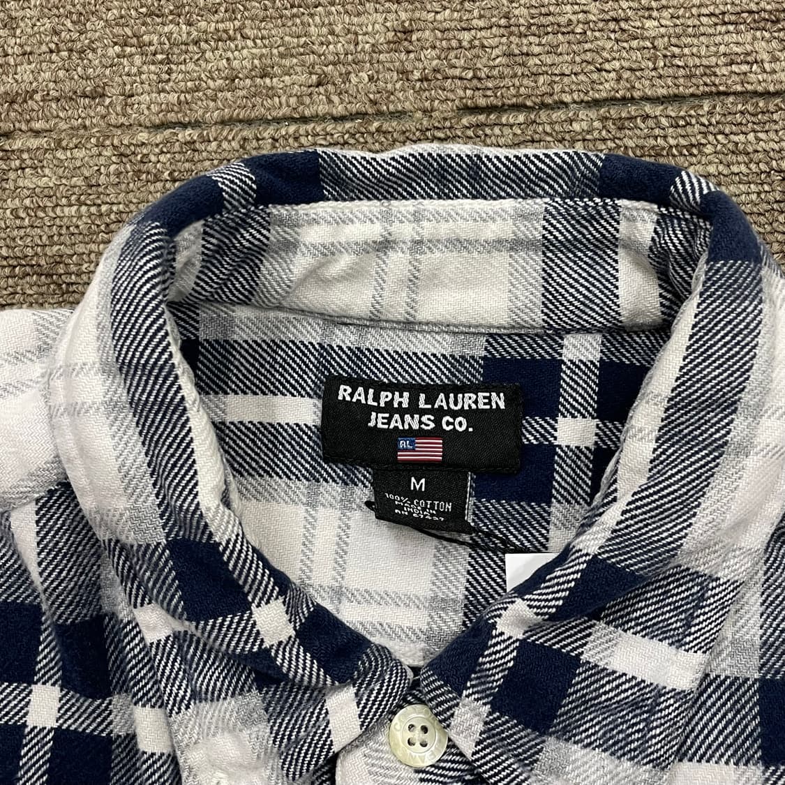 (M) POLO 폴로 랄프로렌 진스 체크 플란넬 셔츠 상품이미지10