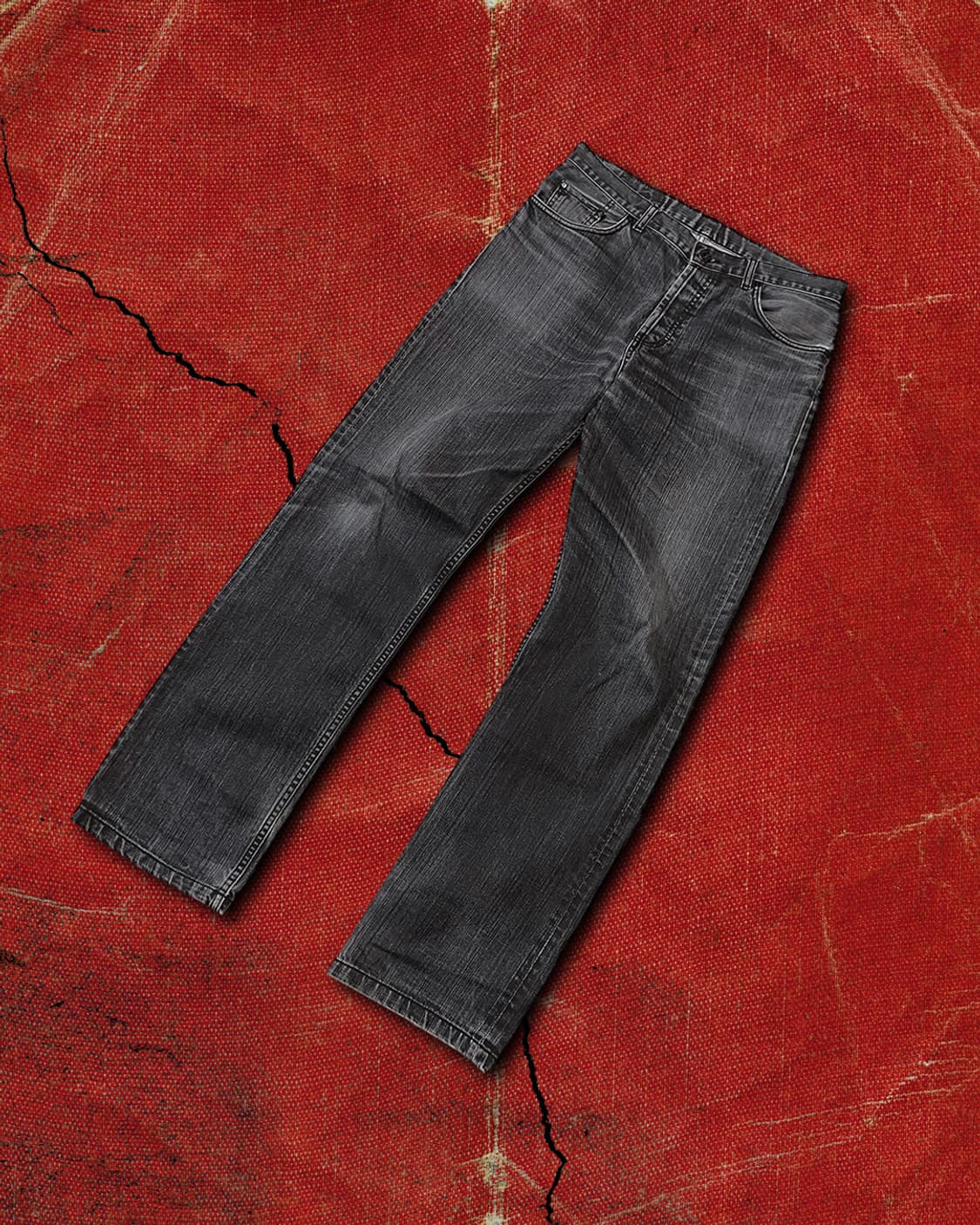 Levis 리바이스 90s 미국판 501 빈티지 그레이흑청 팬츠 33-4 상품이미지1