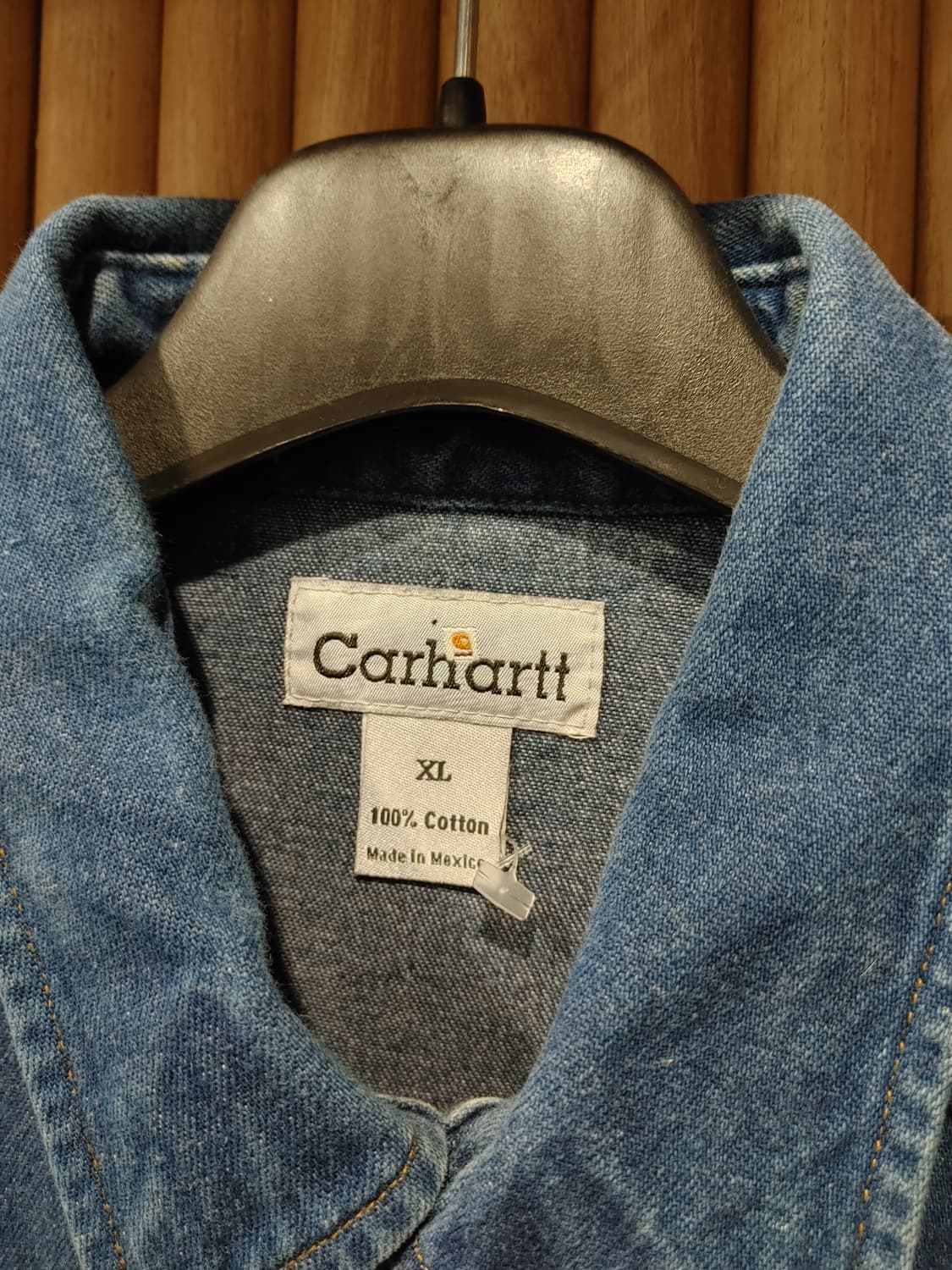 무배) 칼하트 잼스톤 버튼 데님 셔츠 - XL 상품이미지4