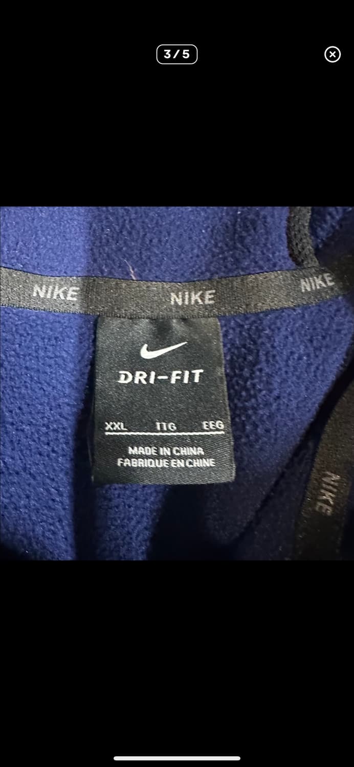 (바배) 나이키 기모 후드 집업 상품이미지3