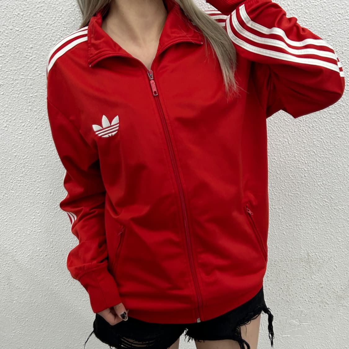 아디다스 파이어버드 레드 트랙탑 M 상품이미지2