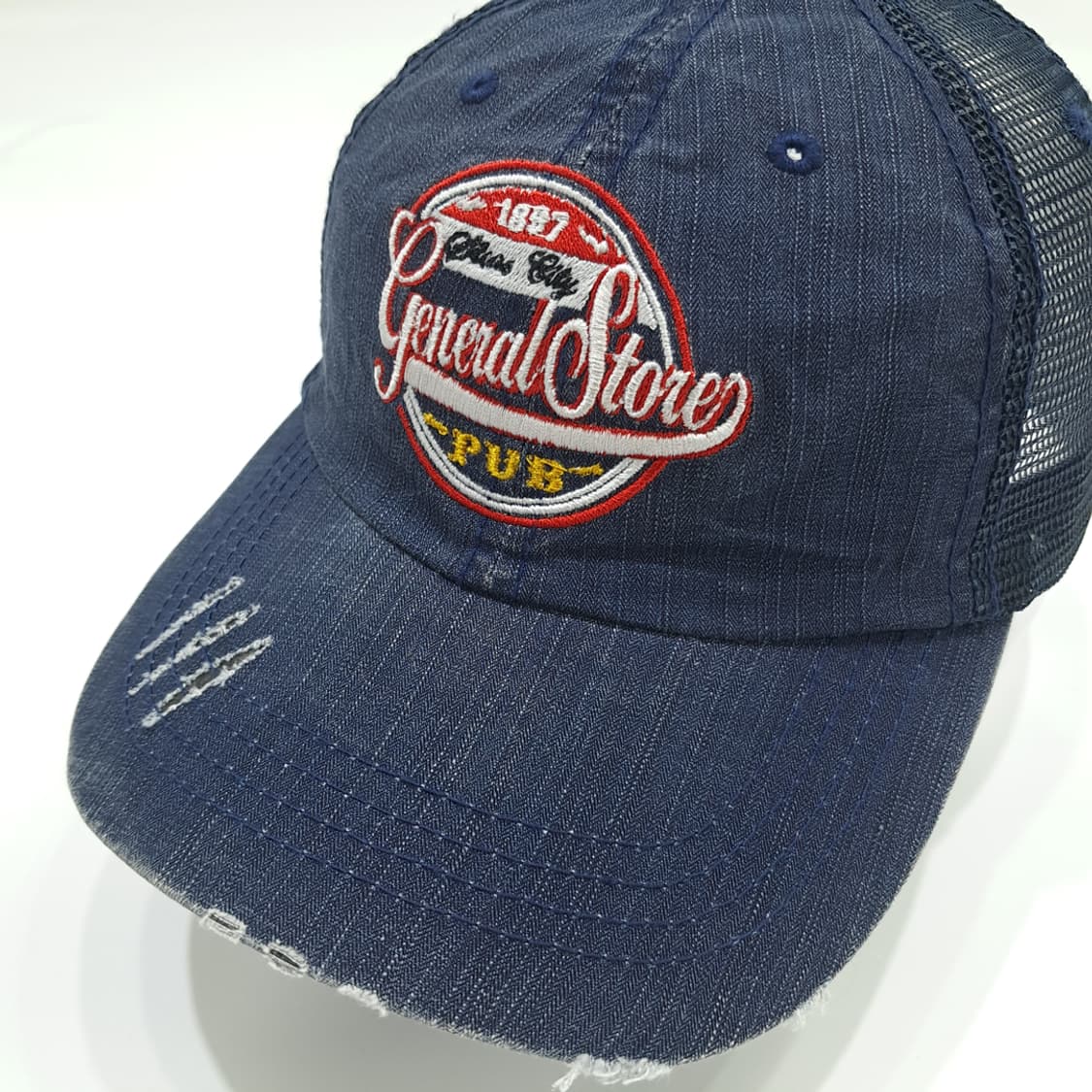 빈티지 General Store 디스트레스드 메쉬 트러커캡 P1437 상품이미지1