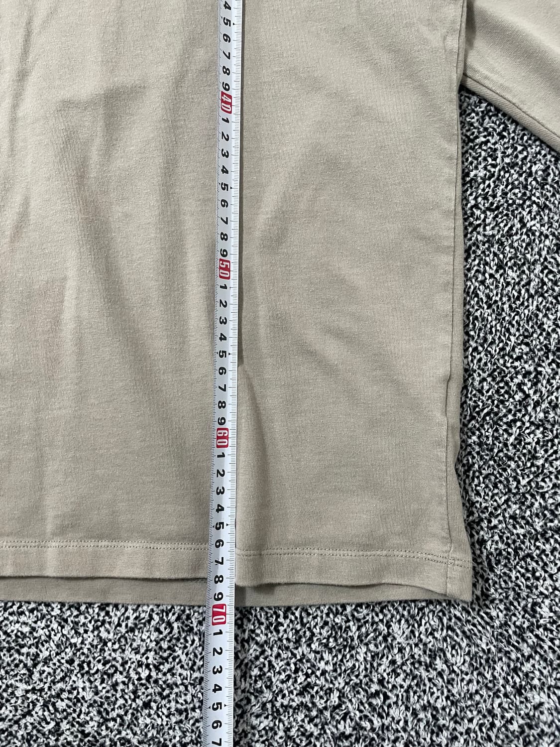 빈티지9. 피어오브갓 에센셜 롱 슬리브 긴팔 티셔츠 맨투맨 오트밀 토프 상품이미지6