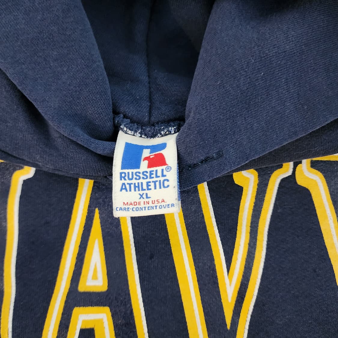 [XL] 90s 러셀 애슬레틱 Navy 네이비 후드티 트래쉬드 상품이미지9
