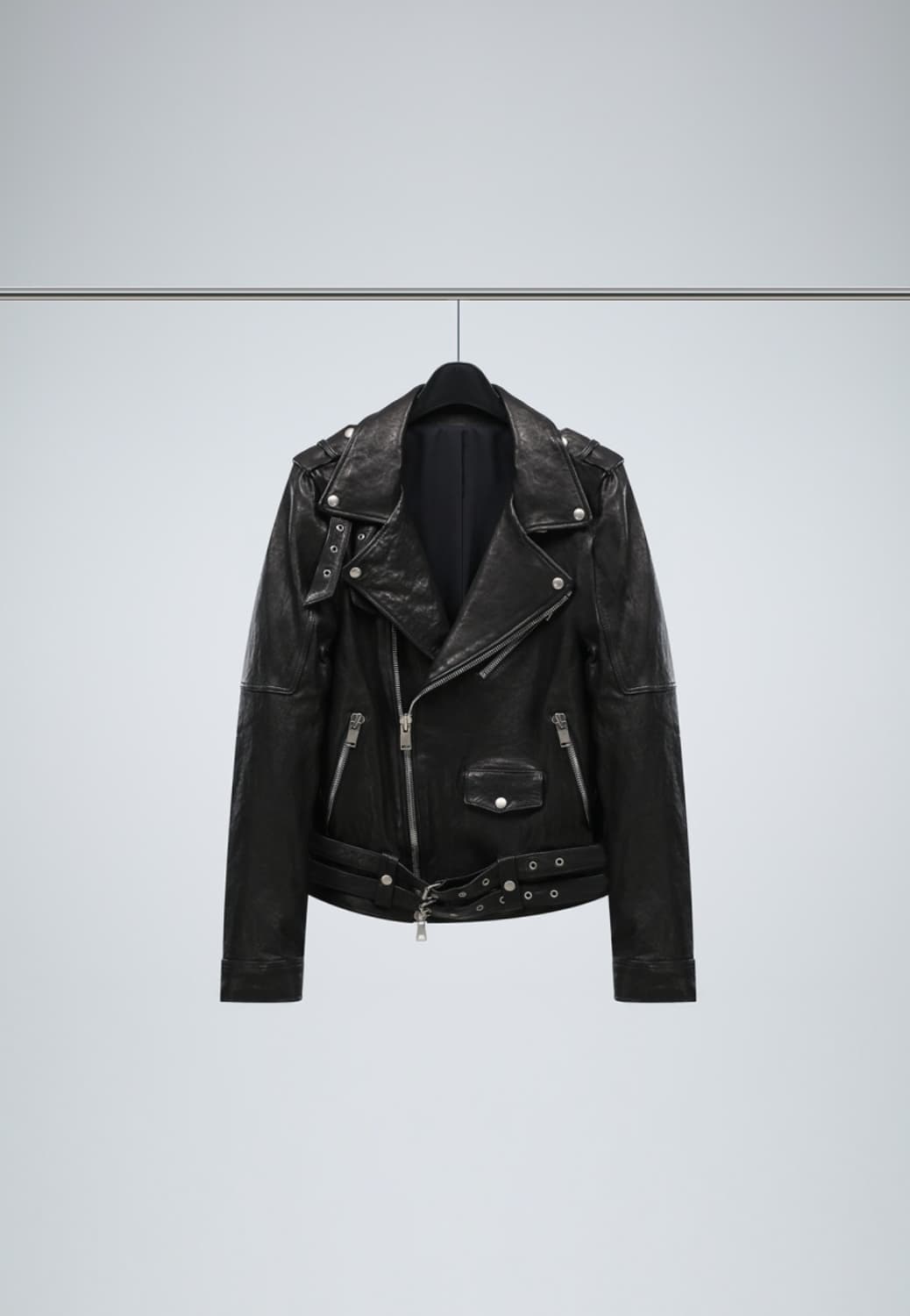 W. Real Leather Lambskin Rider Jacket 01 상품이미지1