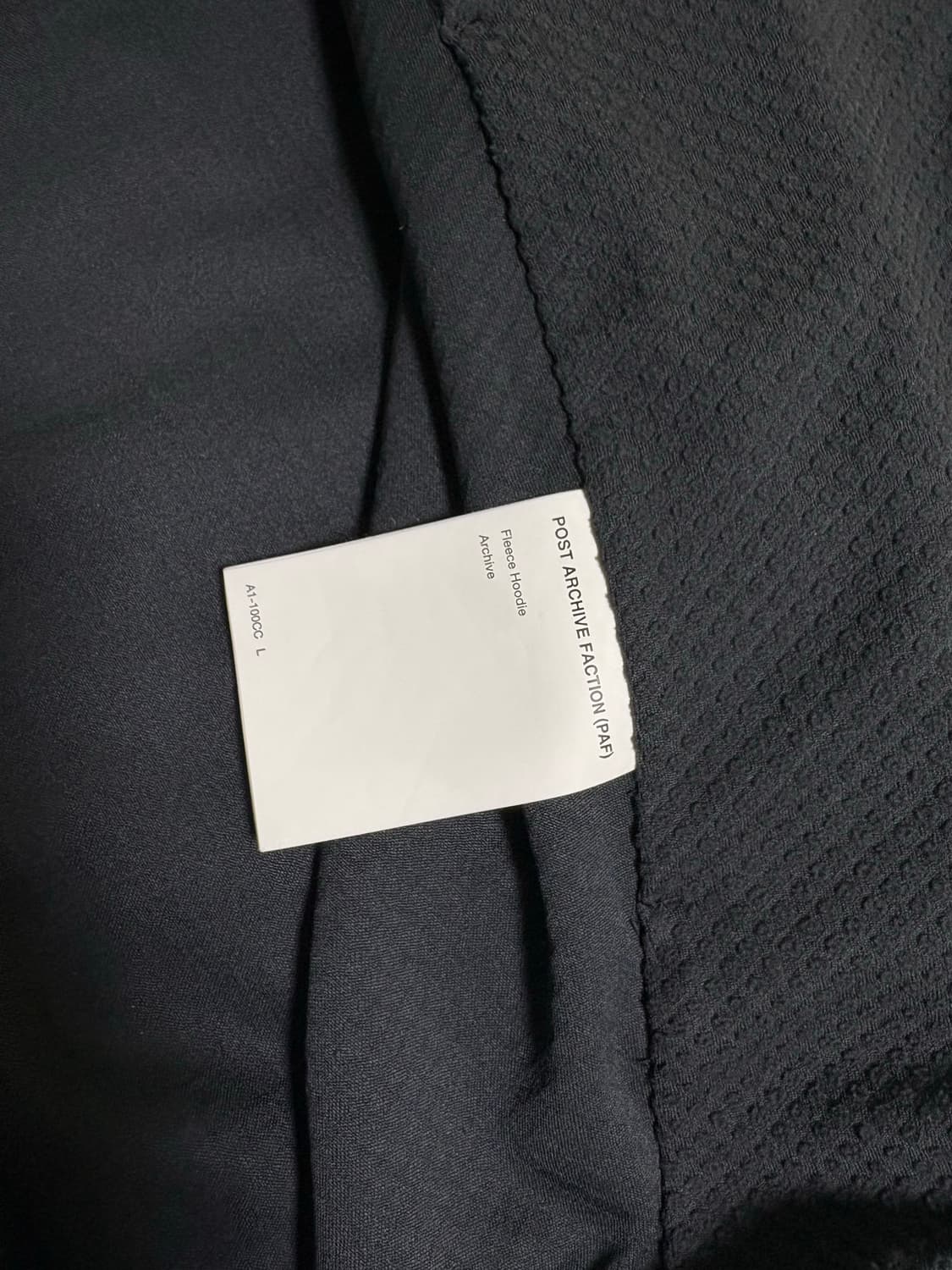 포스트아카이브팩션 플리스 후디 차콜 L 상품이미지9