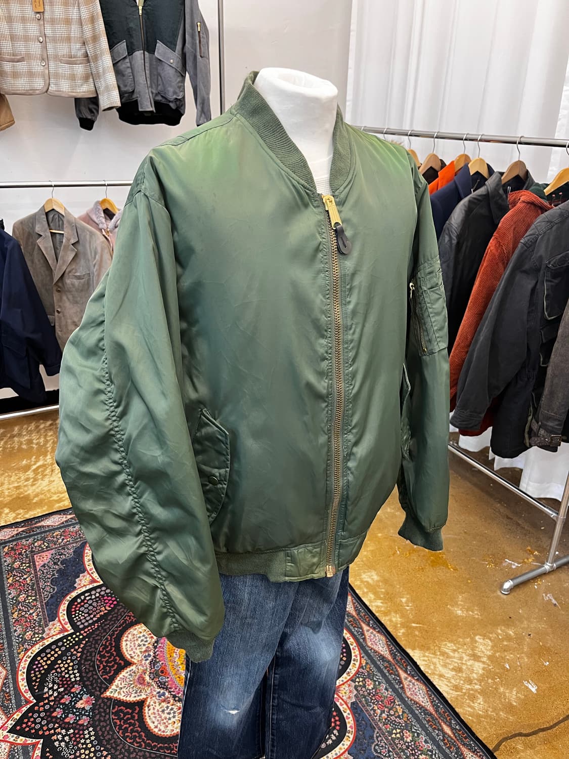 재패니즈 빈티지 MA-1 리버서블 봄버 자켓 상품이미지2