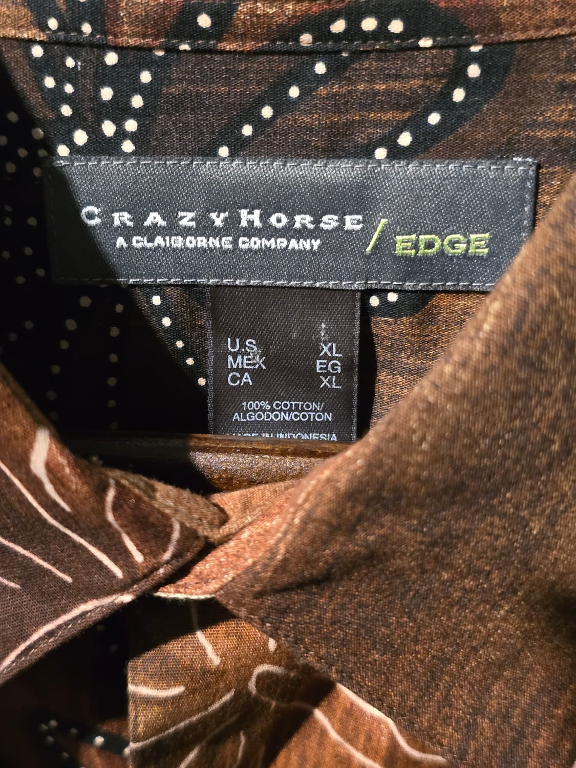 CRAZY HORSE 플라워 패턴 셔츠 상품이미지3