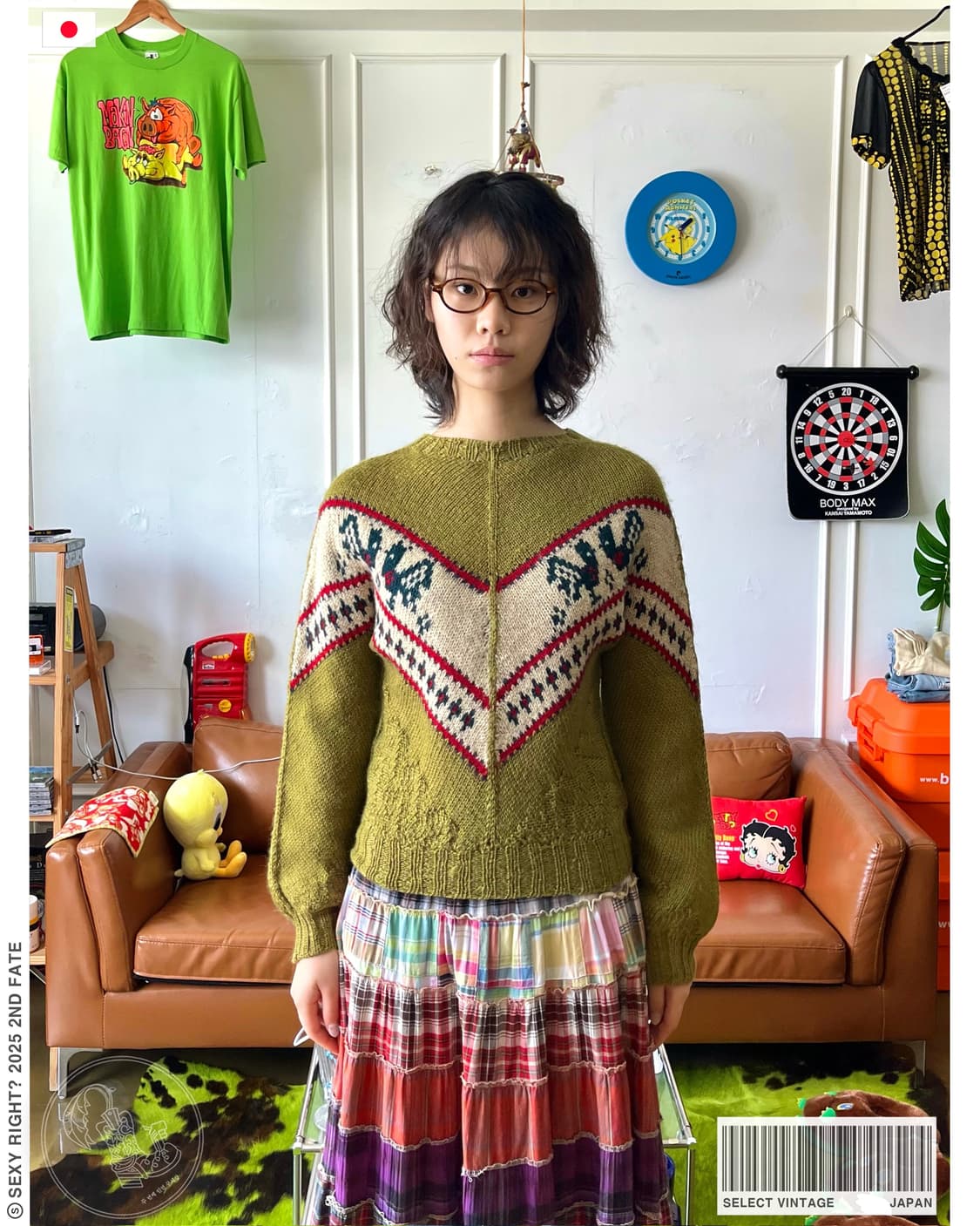 JPN Vintage Handmade Cowichan Wool Knit 상품이미지1
