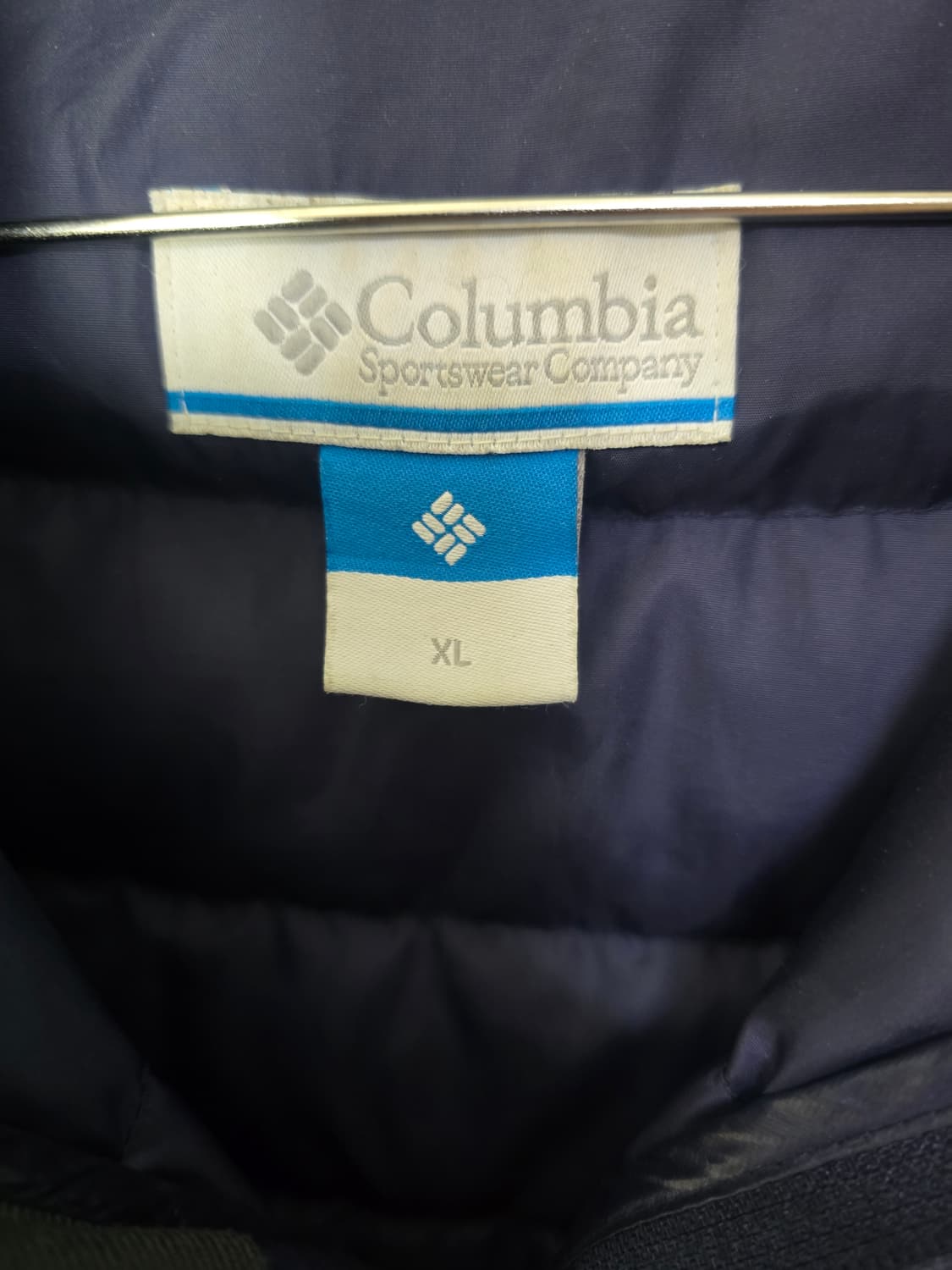 콜럼비아 남성 투톤 네이비 경량패딩 XL 상품이미지3