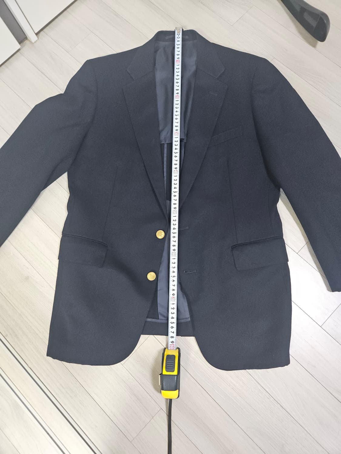 제이프레스 투버튼 금장 블레이저 네이비 105 상품이미지6
