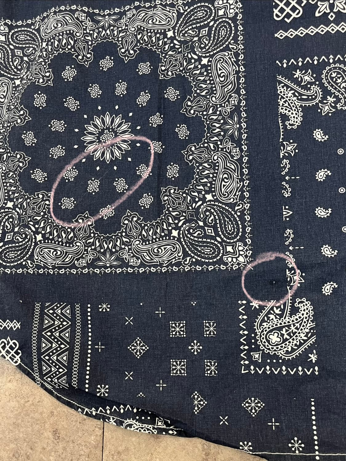 에드윈 페이즐리 셔츠 네이비 XL #csz3806 상품이미지9