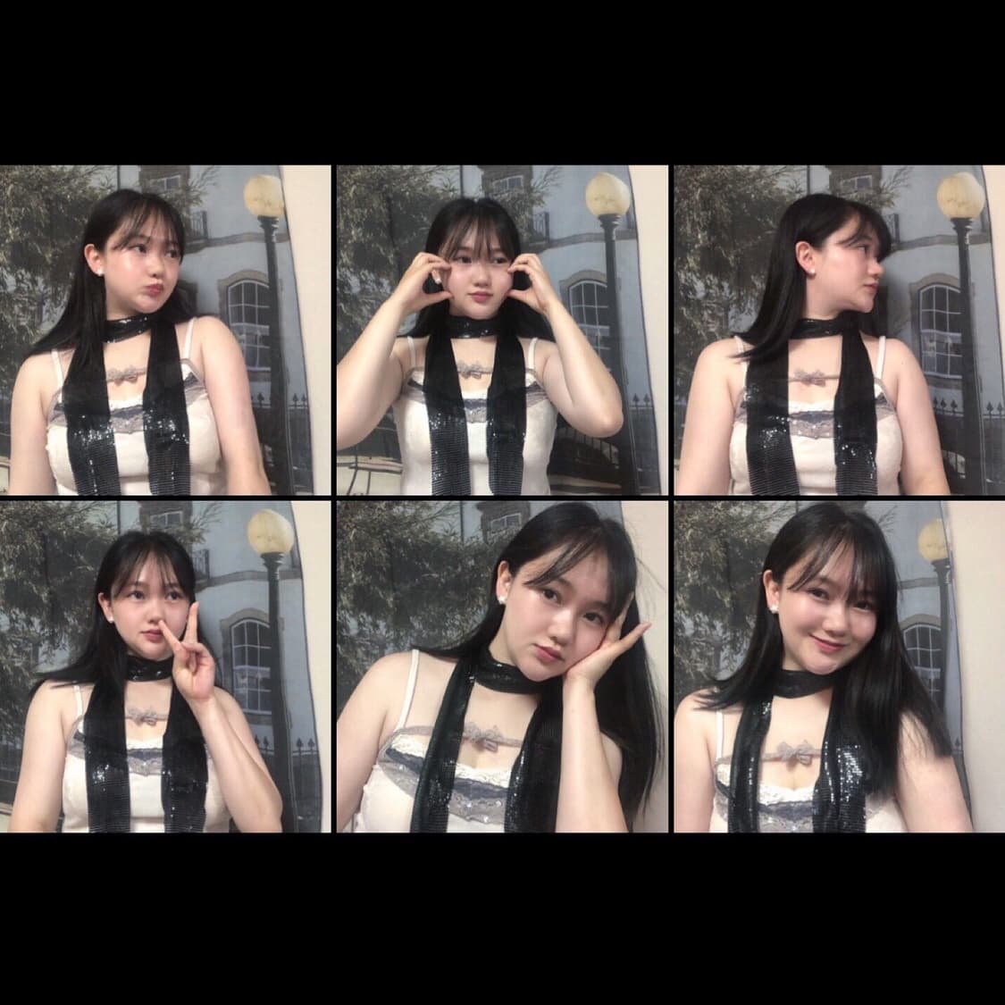 Vintage 💿 MNG black glitter m 상품이미지6