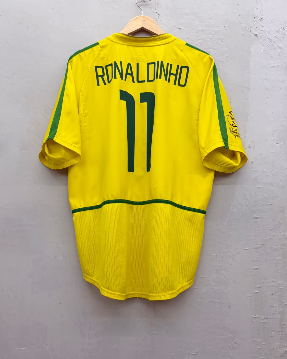 나이키 02-04 브라질 홈 2002 한일 월드컵킷 호나우지뉴 상품이미지1