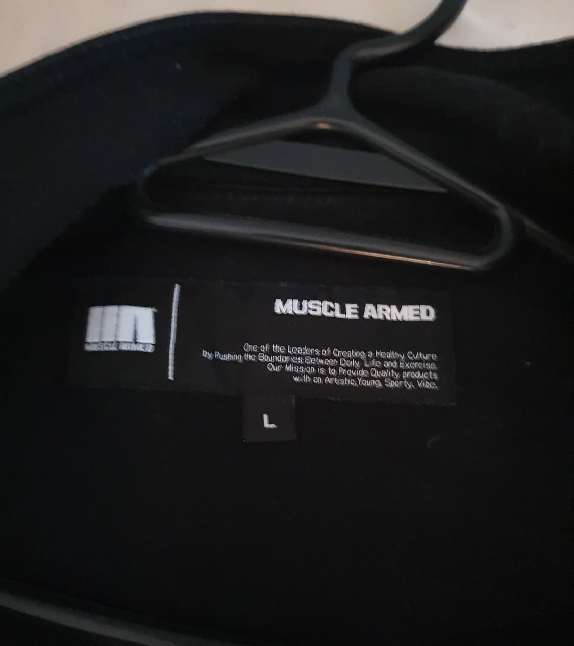 MUSCLE ARMED 머슬암드 반집업 긴팔티셔츠)105 상품이미지8