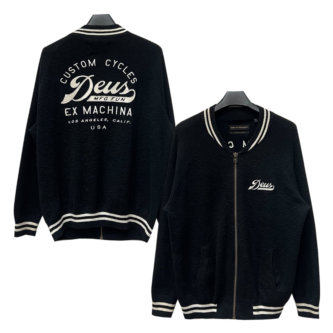 데우스 엑스 마키나 니트 블루종 자켓 XL 상품이미지1