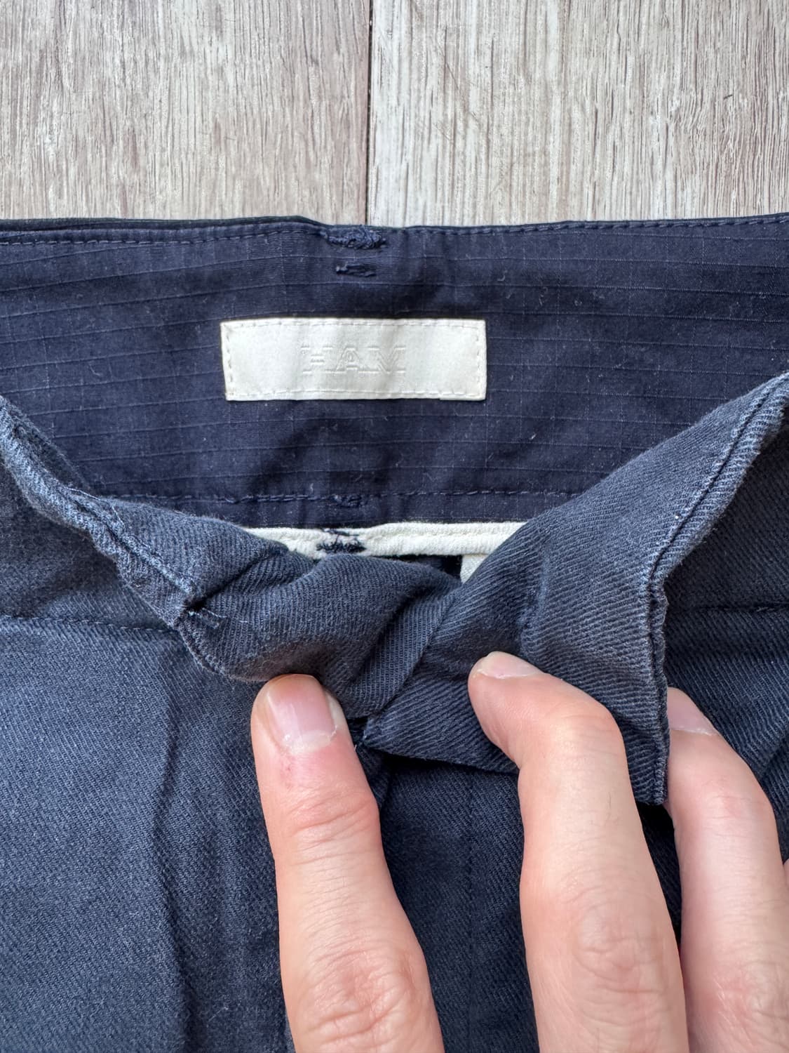 함오피스 패치워크 카고팬츠 네이비 / 1 상품이미지4