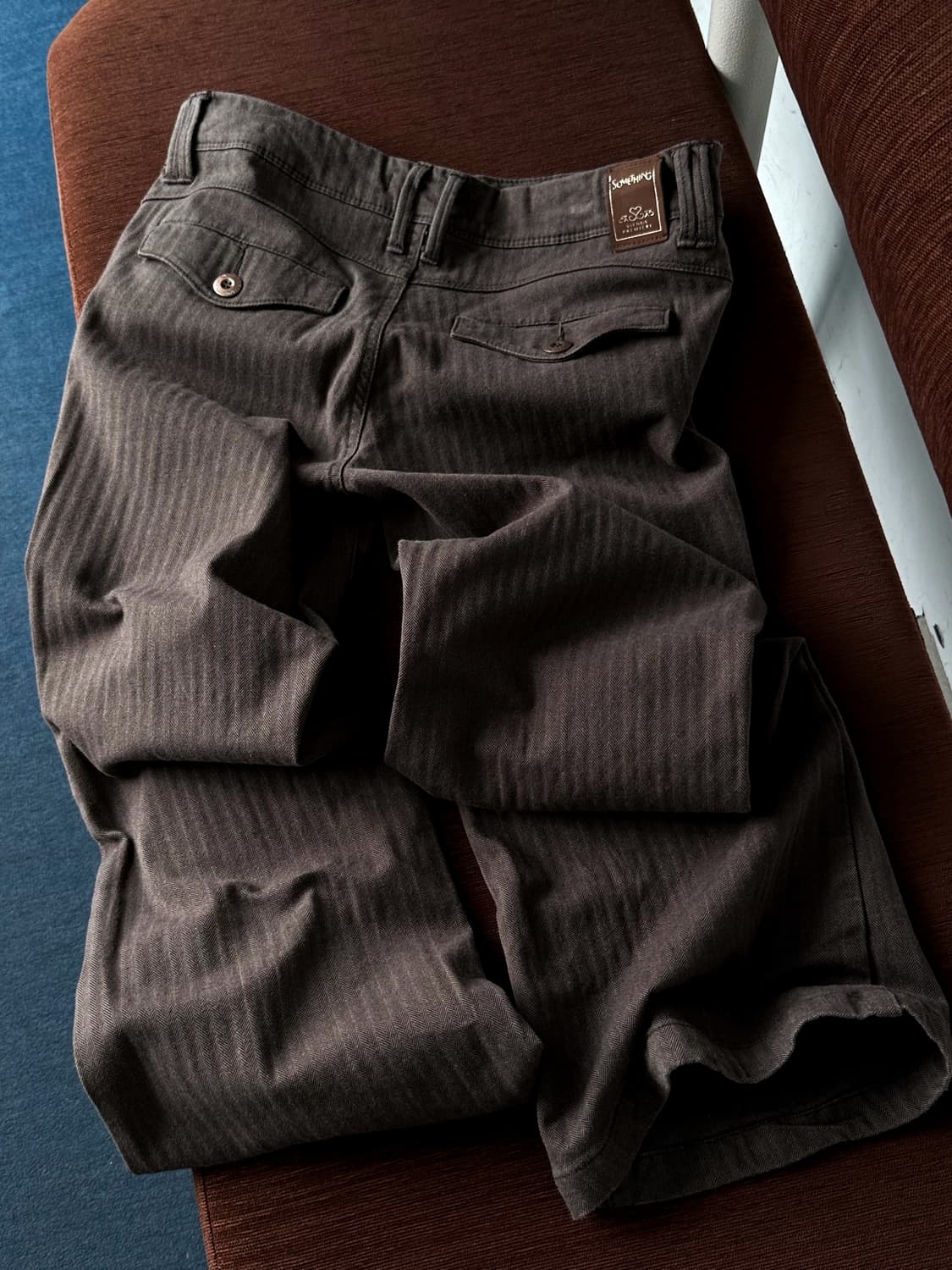 Cotton patterned flare design pants 상품이미지1