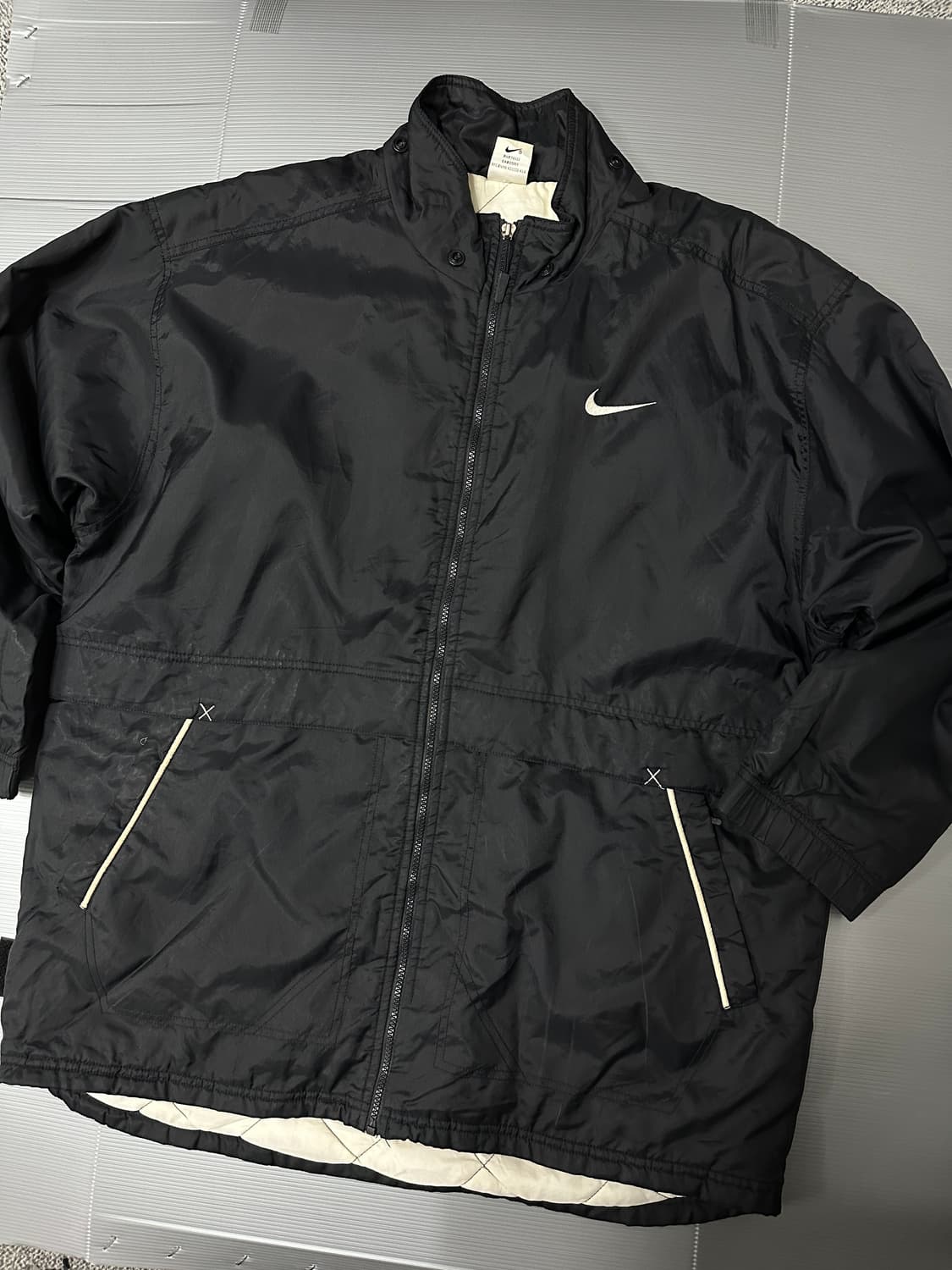 나이키 올드스쿨 빅스우시 누빔 자켓 블랙 L 상품이미지1
