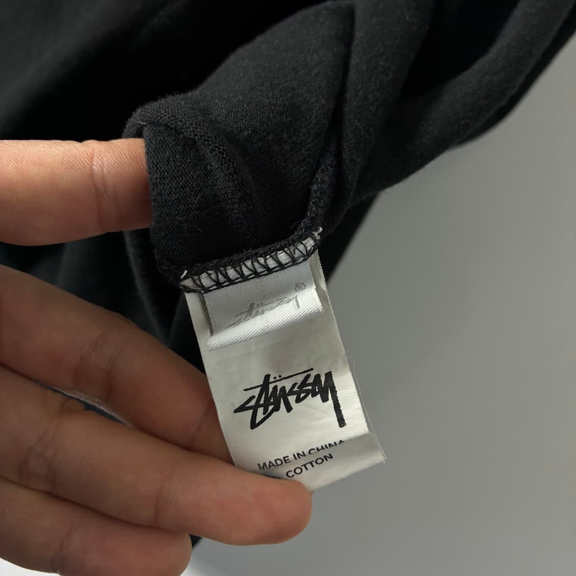 Stussy  스투시 코튼 골드 라이언 블랙 반팔 티셔츠  상품이미지6