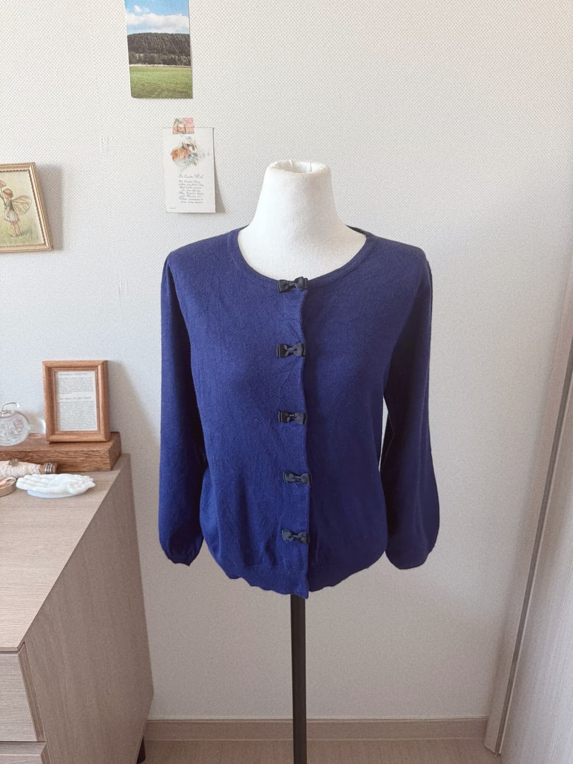 리본 가디건 상품이미지2