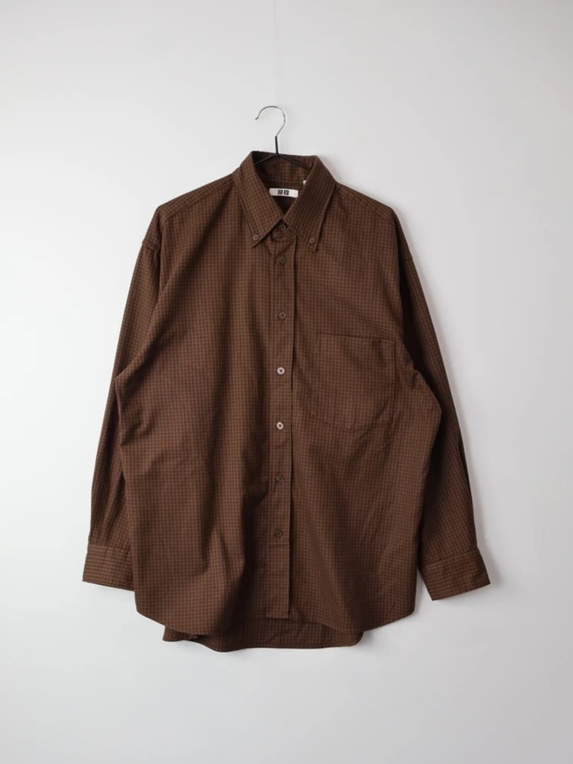 Uniqlo U Brown Check Shirt 상품이미지4