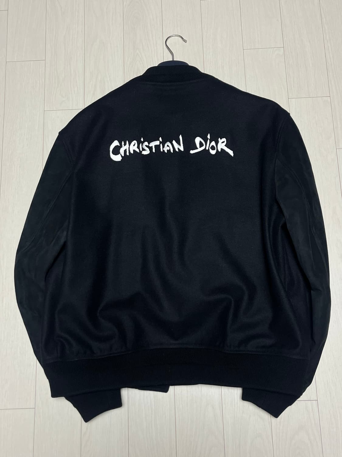 디올 스웨이드 울 바시티 자켓 상품이미지2