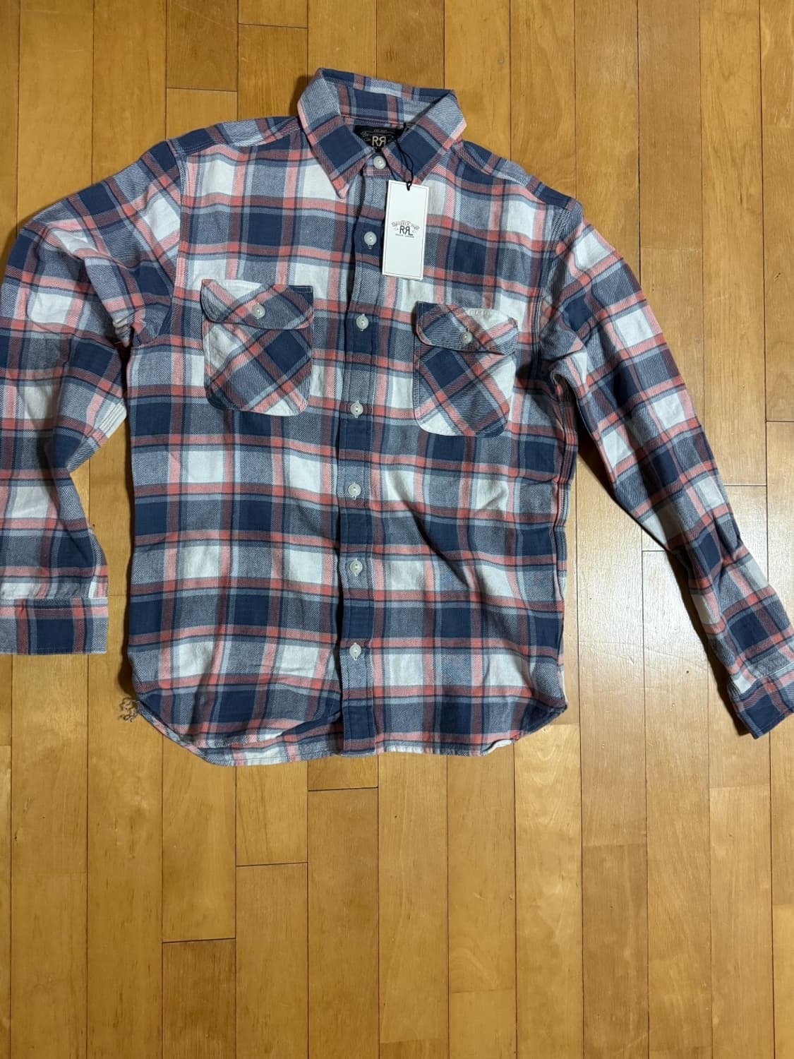 RRL Matlock Plaid Twill 워크셔츠 상품이미지2