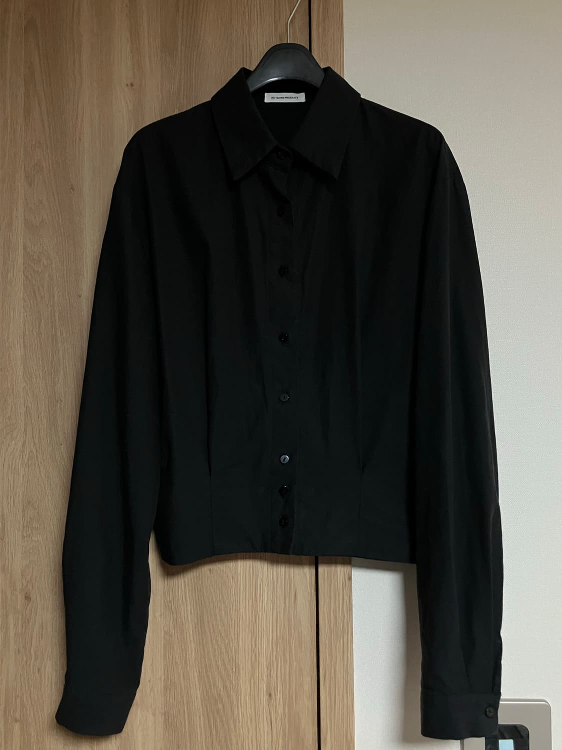 Autumn made 블랙 셔츠 상품이미지2
