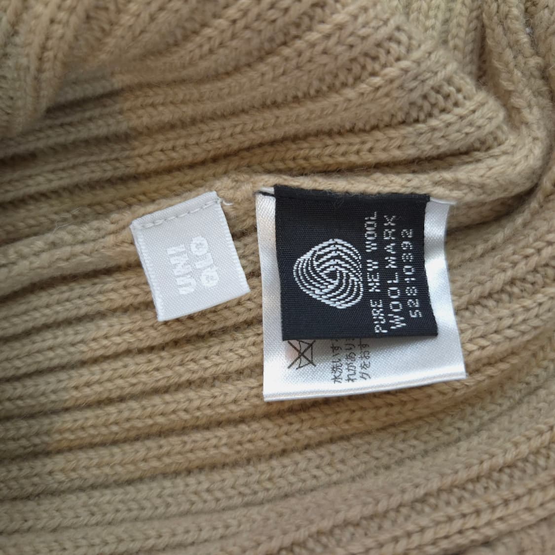 재팬 유니클로 울 100% 골지 터틀넥 니트 상품이미지8