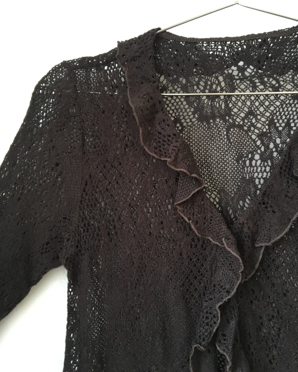 Pattern ruffle cardigan 상품이미지5