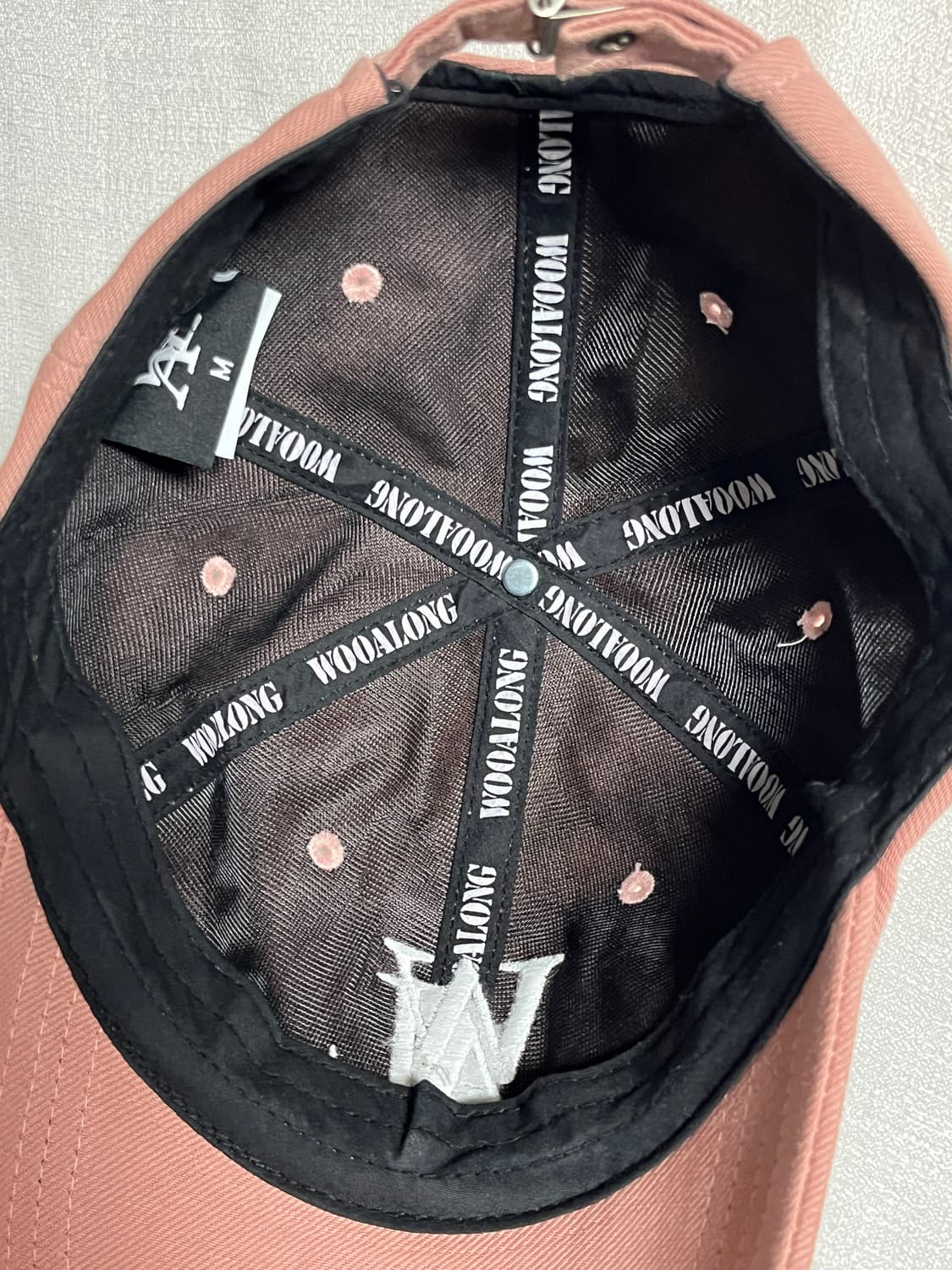 공용 우알롱 시그니처 볼캡 보자  상품이미지4
