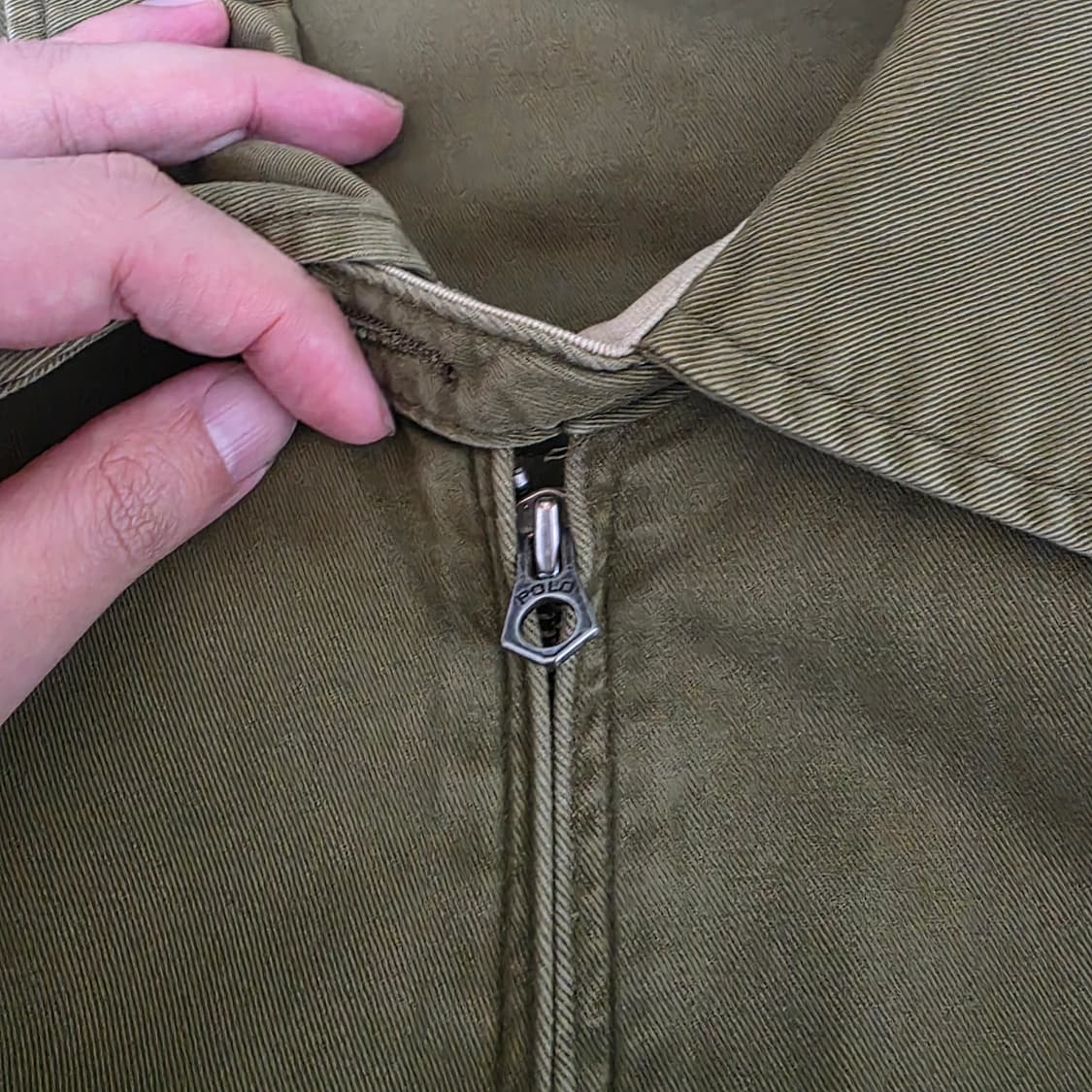 [L] 00s 빈티지 랄프로렌 올드 폴로 코튼 해링턴 스윙탑 자켓 상품이미지6