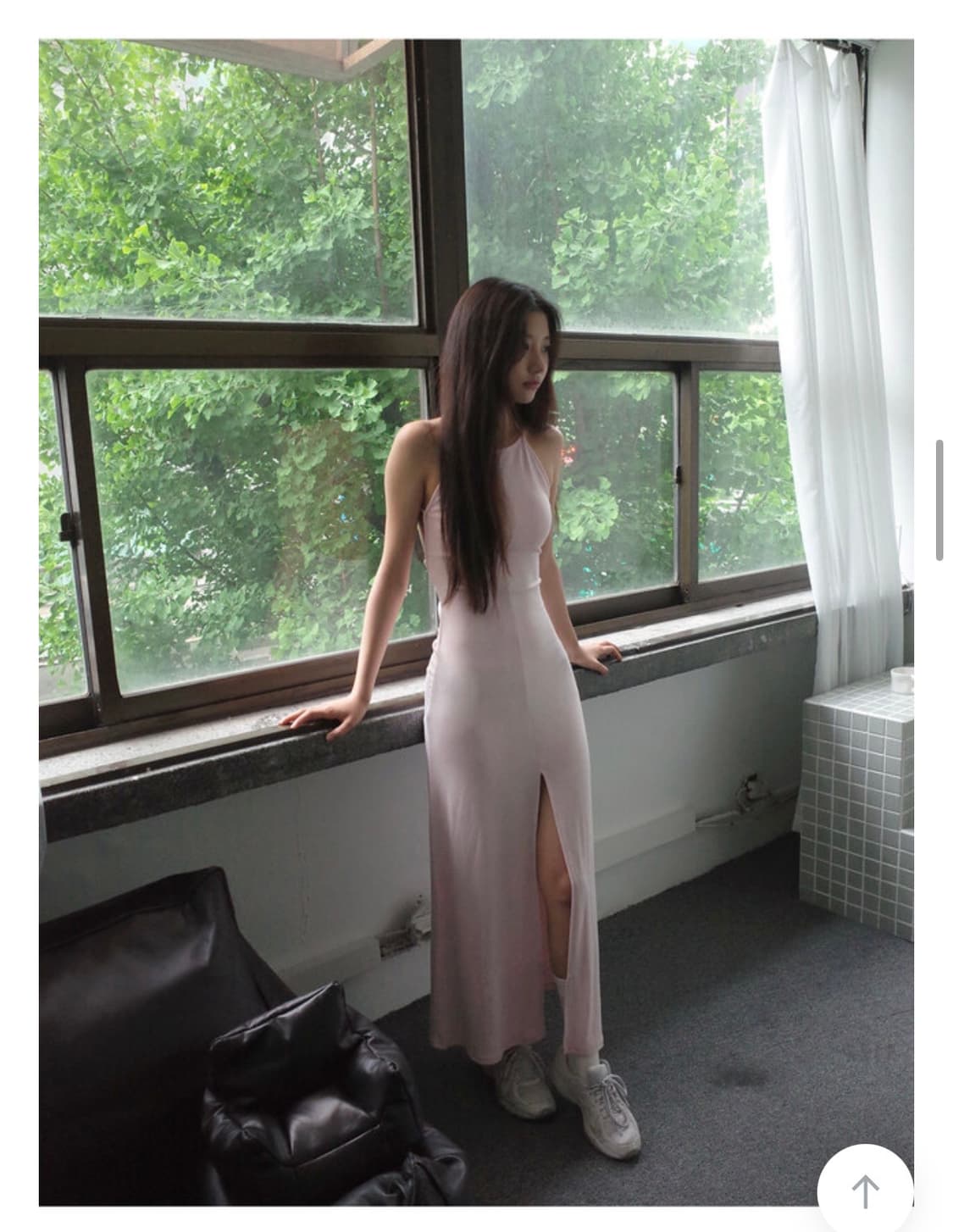 베이비랩 홀터 롱원피스 핑크 상품이미지1
