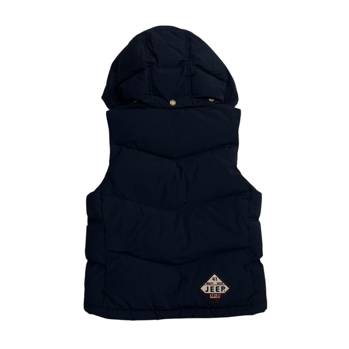 지프 곰돌이 네이비 패딩조끼 XL 상품이미지3