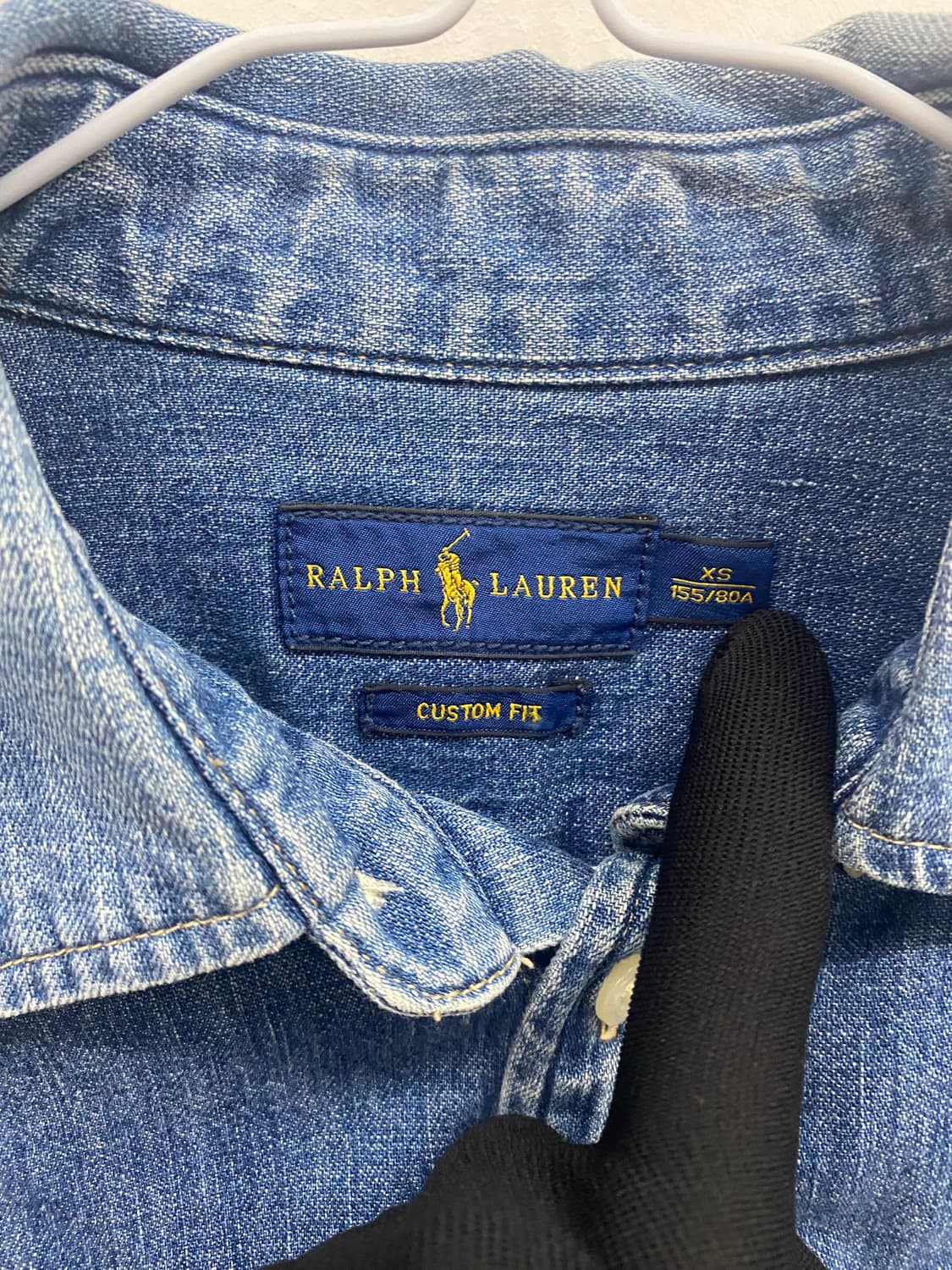 폴로 랄프로렌 데님 셔츠 XS (커스텀핏) 상품이미지5