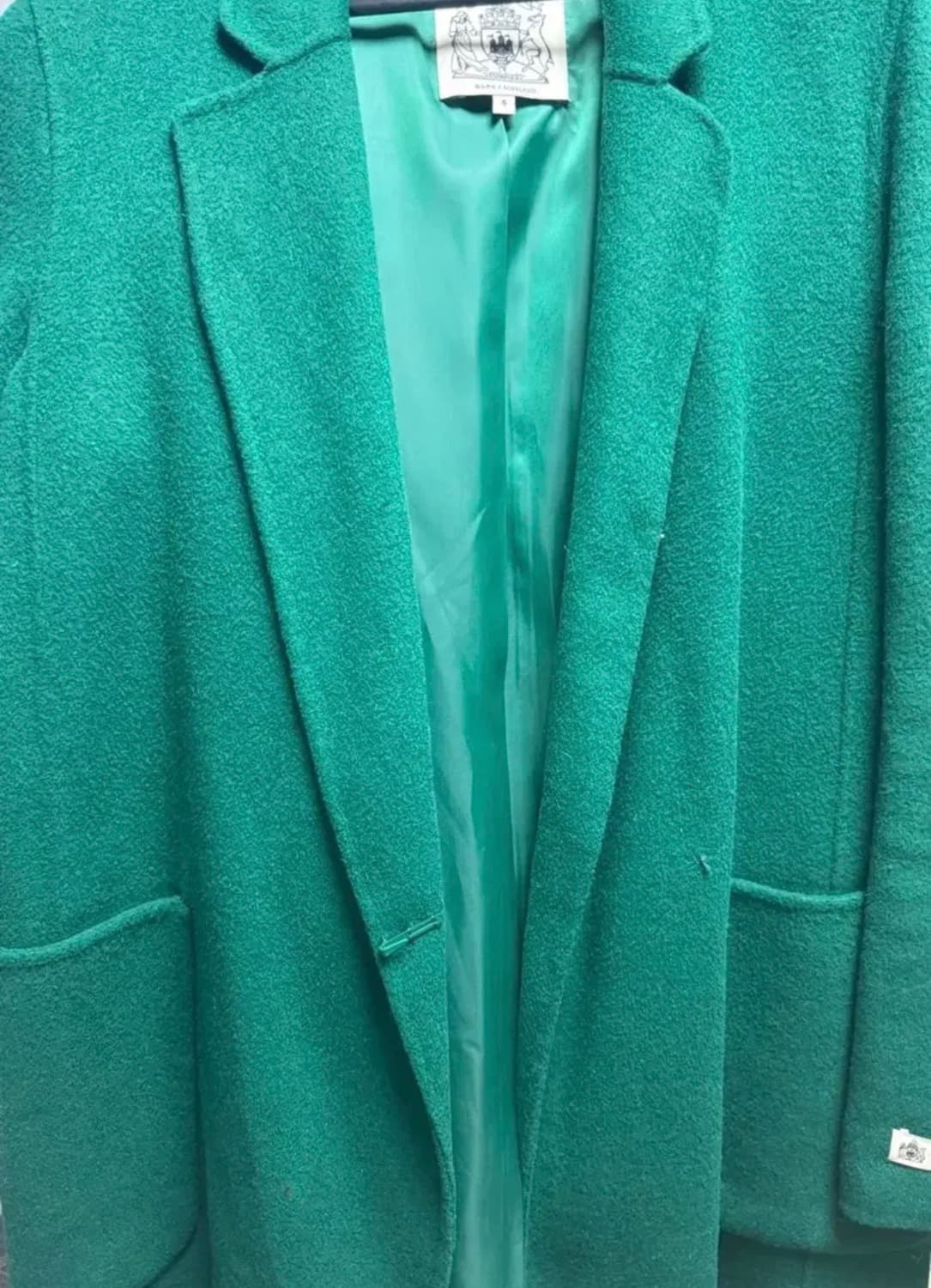 GGPX 그린 롱코트 상품이미지5