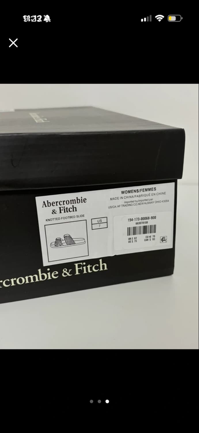 새상품 Abercrombie & Fitch 샌들 US 7  (보테가st) 상품이미지3