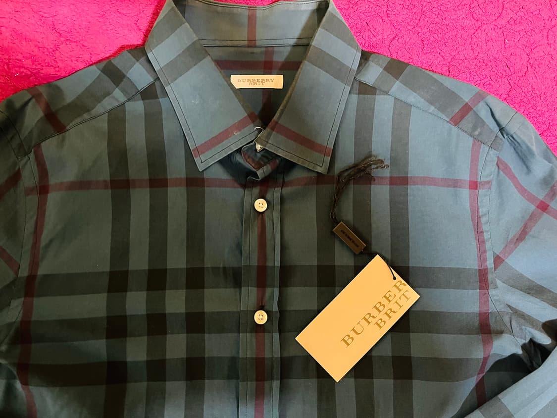 버버리 브릿 체크남방셔츠 드립니다[정품] 상품이미지3