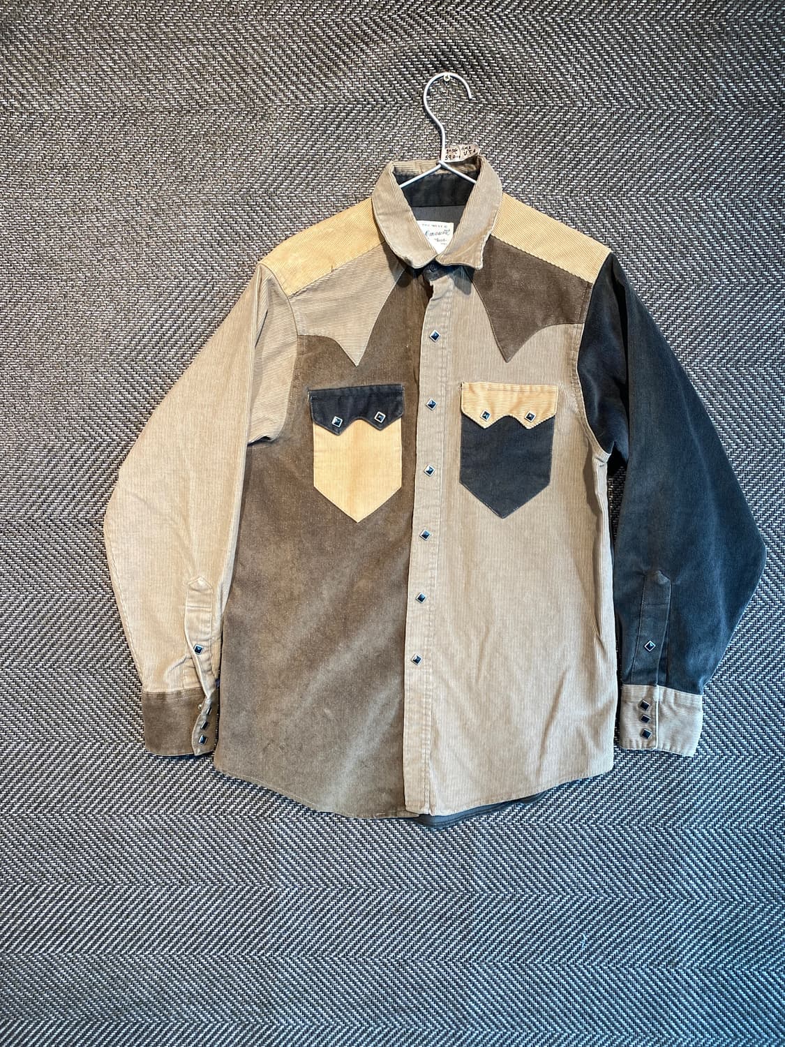 트루웨스트 코듀로이 웨스턴 셔츠 made in U.S.A 상품이미지1