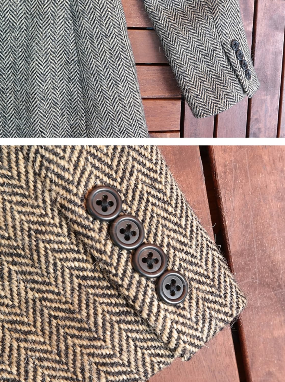 랄프로렌 양모,알파카 헤링본 롱 코트~우먼44~55 상품이미지7