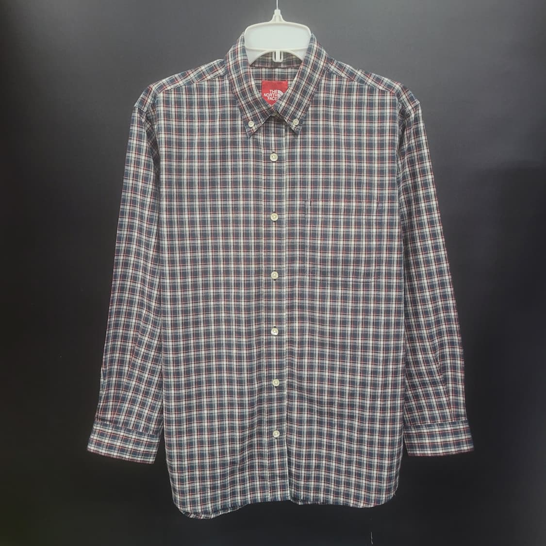 NORTH FACE 노스페이스 일본판 체크 오버핏 셔츠  상품이미지1